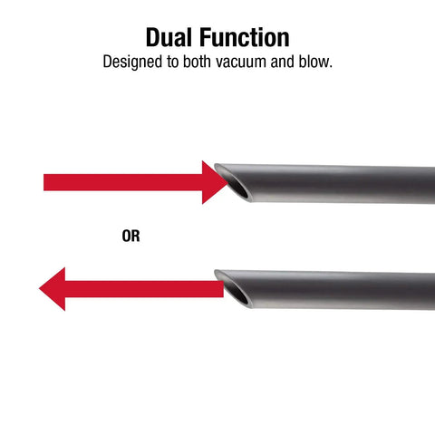 Dual Function Power Vacuum And Blower For Detail Work Cars And Home Cleaning showing blow and suction feature
