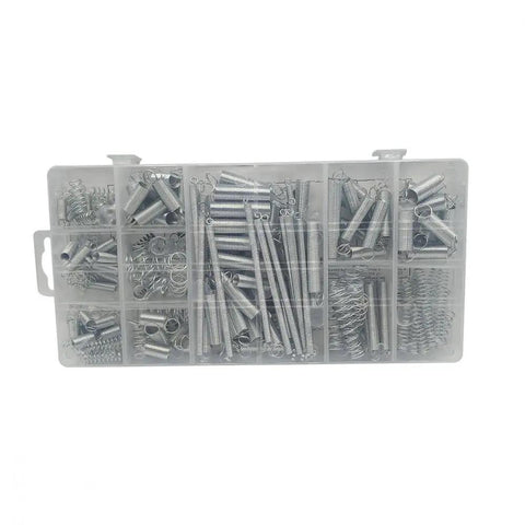 Super Cool 200 Piece Spring Assortment Kit Packed With Essential Extension Compression And Torsional Springs For Your Awesome Home DIY Hardware Projects And Repairs Today, metal storage box