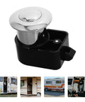 Push Button RV Latch With Advanced Cylinder Technology In Zinc Alloy for cabinets and drawers easy installation durable locking system