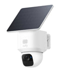 Wireless Outdoor Security Cam With Solar Power 360 Degree Pan AI Tracking 2K Clarity Night Vision No Monthly Fee Weatherproof Surveillance