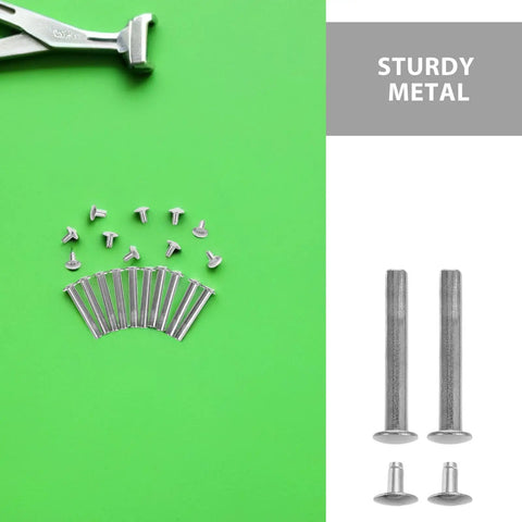 12 Pack Folding Hand Fan Repair Kit With Stainless Steel Rivets And Nuts Durable Shaft Fasteners To Stop Wobble And Keep Your Fan Spinning Smoothly Easy Maintenance For Vintage And Modern Hand Fans, stainless steel fan rivets