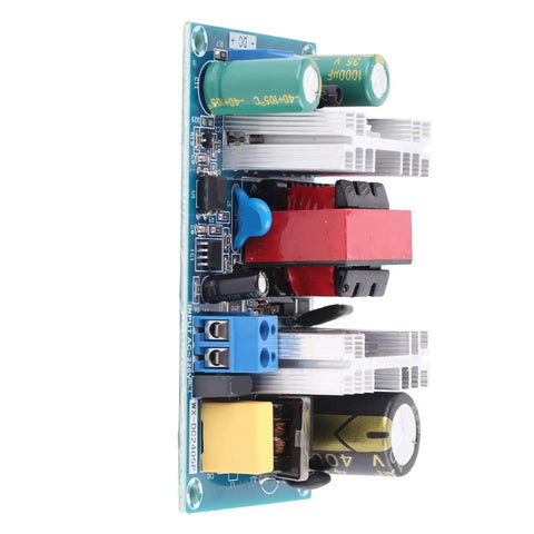 Solid AC To DC Switching Power Supply Board Converter with capacitors, connectors, compact design, for industrial use.