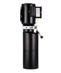 Heavy Duty 220V Hydraulic Pump With 10L Steel Oil Tank And 2950 PSI Max Pressure For Auto Repair Shops side view of hydraulic motor and tank