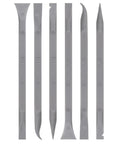 Detailing Pick Set For Cars, 6 Pack Plastic Detailing Picks With Six Cleaning Heads For Interior And Exterior Cleaning, Grey