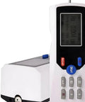 Portable Handheld Roughness Meter With 160 Micron Range Pro Grade Profilometer For Quick And Accurate Surface Roughness Testing On The Go Includes Calibration Block And Holder