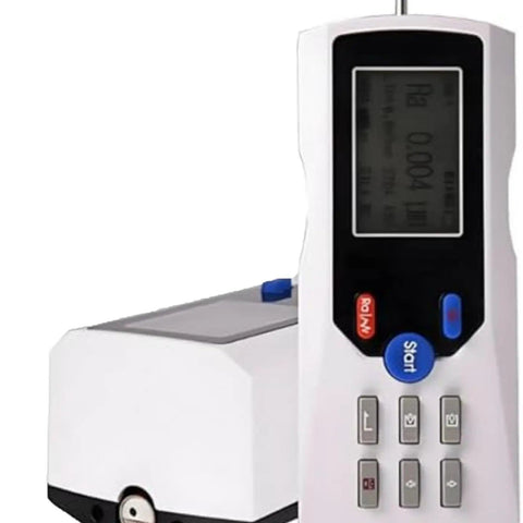 Portable Handheld Roughness Meter With 160 Micron Range Pro Grade Profilometer For Quick And Accurate Surface Roughness Testing On The Go Includes Calibration Block And Holder