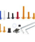 Dope 190 Piece Fairing Fasteners Nuts And Washers Kit for CBR600RR CBR900RR CBR1000RR CBR1100XX Iron Aluminum Anti Corrosion