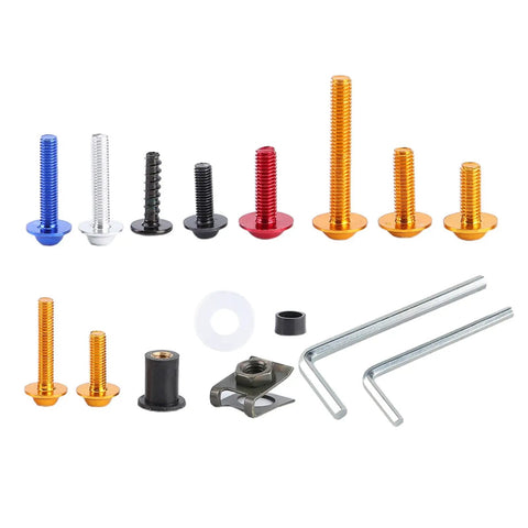 Dope 190 Piece Fairing Fasteners Nuts And Washers Kit for CBR600RR CBR900RR CBR1000RR CBR1100XX Iron Aluminum Anti Corrosion