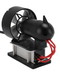 Hard Hitting RC Boat Thruster With 11Kg Thrust, 4 Blade Aluminum Alloy Prop, Built In Controller, CCW Rotation, Waterproof.