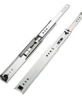 Full Extension Locking Drawer Slides Made From Cold Rolled Steel With Blue Zinc Plated Finish Smooth Rail Glide