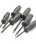 Extreme Grip Diamond Tip 6 Piece Screwdriver Set With Diamond Coated Tips for Max Torque and Super Grippy Feel, six screwdrivers