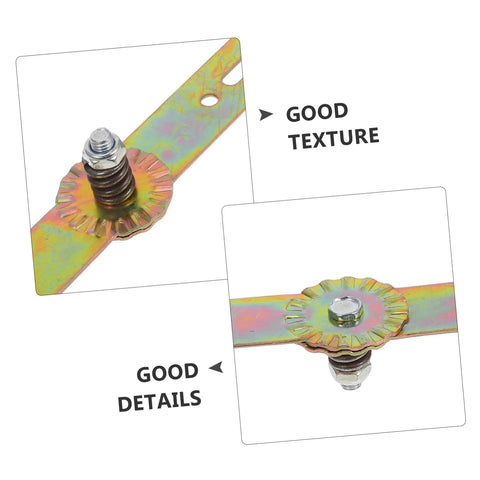 Close-up of heavy-duty adjustable hinge showcasing texture and details, ideal for sofas, beds, and cabinets.