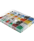 Must Have DIY Friendly Auto Repair Fuse Kit 282 Pieces Blade Standard Mini And Low Profile Automotive Fuses Zinc organized in case