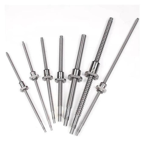 C5 Lead Screw Kit For SFA2010 RM2010 Ball Screw System With Ballnut Nut Housing End Support And Coupler Customizable Size 400mm Length For CNC DIY Projects And Precise Motion Control, stainless steel screws