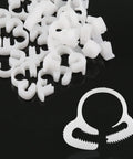 Twenty Piece Heavy Duty Double Snap Grip Nylon Hose Clamps Set With Ratcheting Adjustable Clamps for silicone and vinyl tubing