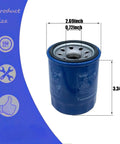 Blue Honda Oil Filter 10 Pack For GX610 GX620 GX630 GX660 GX670 GX690 Engines Replacement Parts, 3.34 x 2.69 inches