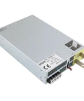 Beefy 12V Power Supply With Adjustable 0 To 12V Output, 250A 3000W High Current DC Power Source For Motors, Batteries, Solar, And Industrial Controls, Includes 0 To 5V And 0 To 10V PWM Signal Control, Compatible With AC Input 230V, silver metal housing