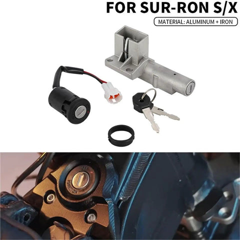Durable Motorcycle Ignition Switch Replacement For Off Road Electric Bikes And E Bikes Easy Start Button components shown