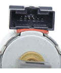 CVT transmission stepper motor with black 5-pin plug, metal housing and red sealing ring