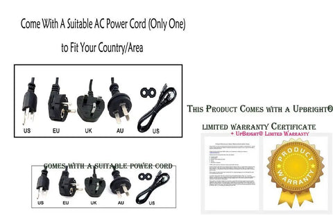Various AC power cord plugs for different regions, compatible with Smooth Plug And Play 12V 3A AC DC Adapter Heavy Duty Gamer Favorite For Sony PlayStation VR PSVR PSVR2 Universal Virtual Reality Headset Power Supply Cord.