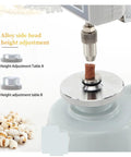 Real Deal Digital Grain Hardness Tester And Sclerometer Durometer Machine with adjustable height for precise grain testing.
