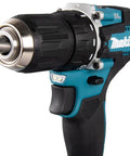 Heavy Duty 18V Brushless Cordless Drill Driver Featuring 20 Torque Settings And A Hard Hittin 13mm Keyless Chuck side view showing trigger and torque settings.
