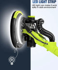 Drywall Sander With Vacuum Dust Collection, 7.2 Amp Copper Motor, 6 Variable Speeds, LED Work Light close-up