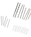 Pro Grade HSS Micro Drill Bit Set, 25Pcs Precision Micro Bits From 0.5mm To 3.0mm For PCB Work, organized by size.