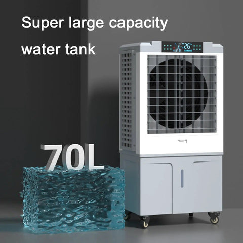 Beat The Summer Swelter With This Pro Level Portable Evaporative Air Cooler featuring a massive 70L water tank.