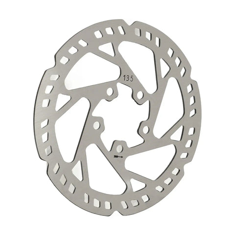135mm Electric Scooter Brake Disc Replacement Stainless Steel Rotor Enhanced Heat Dissipation Smoother Braking Easy Install