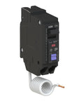 Single Unit 20A 1-Pole Q-Line Plug-In Circuit Breaker 120/240V, thermal-magnetic, quick-make/quick-break, with visible fault indicator