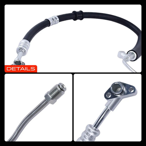 Beefed Up High Pressure Power Steering Hose Line Assembly for Honda Pilot 2003 2004 and Acura MDX 2001 2002 3 5L pump to gear rack