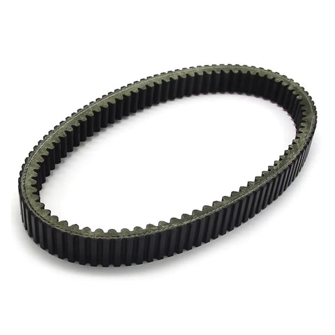 Heavy Duty V-Drive Belt For Kymco Ak550 Motorcycle Transmission Engine Power Transfer High Mileage Oil Heat Resistant Reliable Smooth Ride No Cracks Tears, black rubber belt