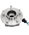 Front view of Rear Wheel Hub Bearing Assembly Set Of 2 For 2005 2006 Chevy Equinox 4 Wheel ABS And 2002 2007 Saturn Vue 4 Wheel ABS