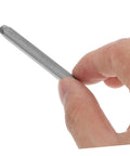 Close-up of hand holding a punch tool from Alphabet Stamping Set Metal Letter Punch Kit DIY Stamping Tool A To Z And 0 To 9