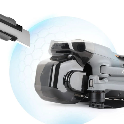 Anti Scratch Gimbal Lens Cap For Air 3S Drone Protective Cover Durable PC Material Easy Snap On Full Lens Protection For Air 3S Accessories