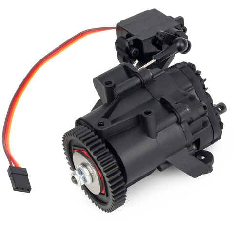 Beefed Up 2 Speed RC Crawler Transmission Gearbox With Servo Upgrade Kit and metal gears for 1/10 scale TRX 4 and TRX 6
