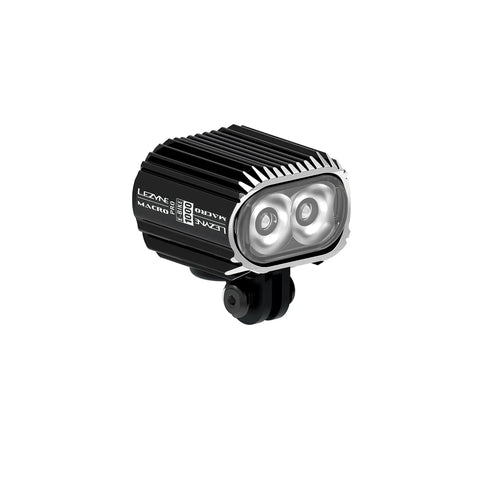 Macro Drive 1000 Ebike Headlight With CNC Aluminum Body 1000 Lumens MOR Lens Built For 6 To 12 Volt Systems Includes 140cm Power Cable Great For Night Riding On Busy Streets And Trails