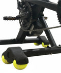 4 Pack Side To Side Motion Feet Upgrade For Van Rysel D100 And Decathlon D100 Indoor Trainers with Tennis Ball Mod Adapter attached