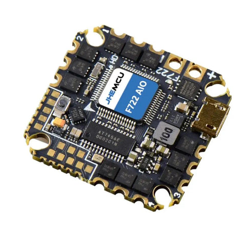High Performance Flight Controller And ESC 40A 4-In-1 Kit For 2-6S Drones, STM32F722 MCU, BLHeli_32, 20x20mm, Betaflight OSD