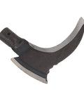 Double Scythe Mowing Tool with High Manganese Steel Cutter Head for Tree Trimming and Lawn Care, blade detail view.