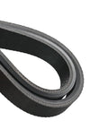 Heavy Duty Washing Machine Drive Belt WH01X24697 Replacement For GE Agitator Motor Pulley System, durable black rubber strap.