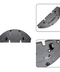 Mop Cloth Holder and Replacement Bracket Kit for RC400 Vacuum Cleaner, snap-on mount, black plastic detail view