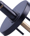 Grounding Outlet Plug With Anti Static Wrist Strap And Grounding Wire For ESD Safe Computer Work, sleek black and gold plug design