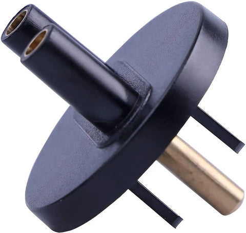 Grounding Outlet Plug With Anti Static Wrist Strap And Grounding Wire For ESD Safe Computer Work, sleek black and gold plug design