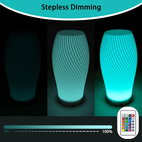 3D Printer LED Lamp Kit 001 With Remote Control And RGB Color, USB Powered 5V showing stepless dimming and remote control