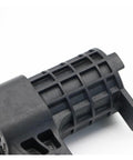 Close-up of 65 Degree 75 Degree 80 Degree Tool Fixer Pot Cup for CNC Milling Machine in black alloy steel with grid pattern design.