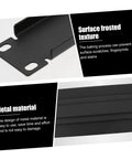 3 Pack Screw Mounted Blind Plates For Equipment Cabinets And Server Racks, Dust Guard Covers, Easy Install, Rugged Internal Equipment Shield, Keeps Machines Clean And Cool black metal blind plate
