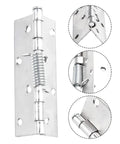 Self Closing Cabinet Door Hinge With Built-In Spring, Stainless Steel Durable Furniture Fitting for Kitchen, close-up view