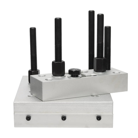 Universal Drill Press Support Block Plate Tool Set Kit for Bearing and Bushing Repair Removal and Installation 30 Ton Capacity